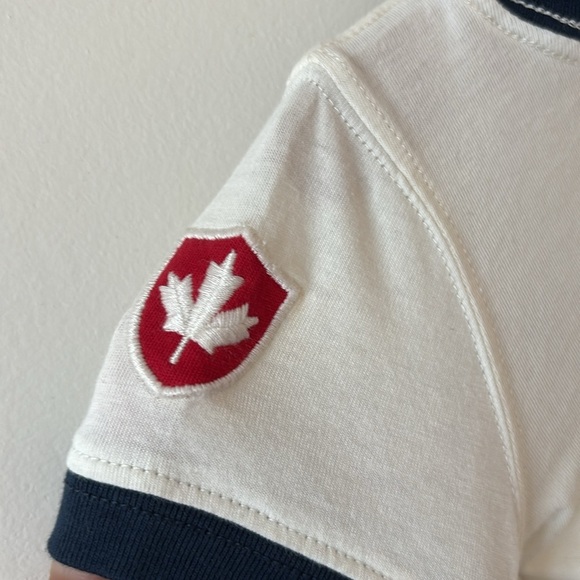 Roots Red and White Short Sleeve Tee - Picture 3 of 4